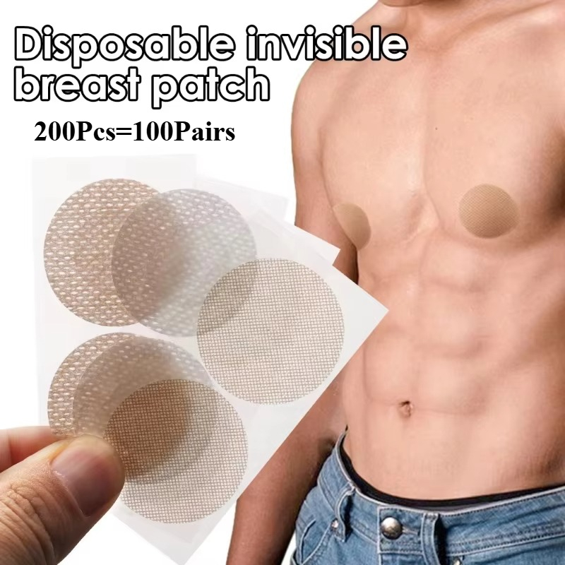 Nipple Cover Pasties - 200 sztuk niewidoczne męskie osłona na