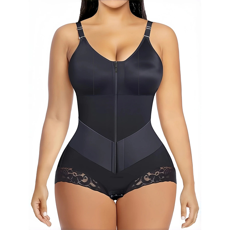 Shapewear Bodysuit Firm - Bielizna modelująca z kontrolą brzucha, regulowane