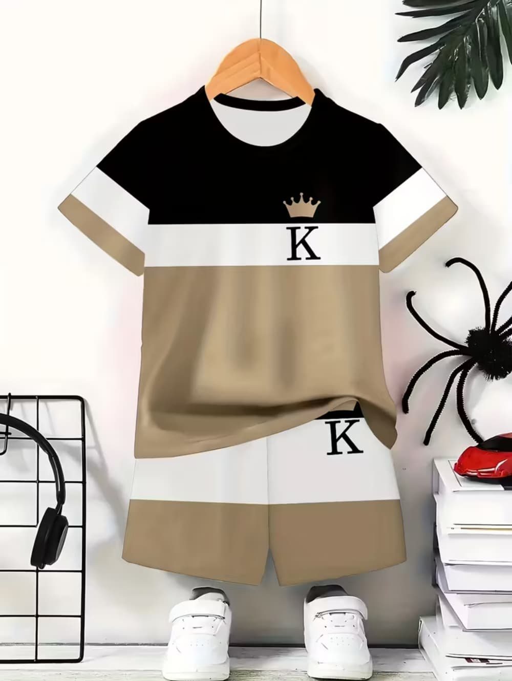 Boyshort Underwear - Ubrania chłopięce, casualowy zestaw z gradientowym