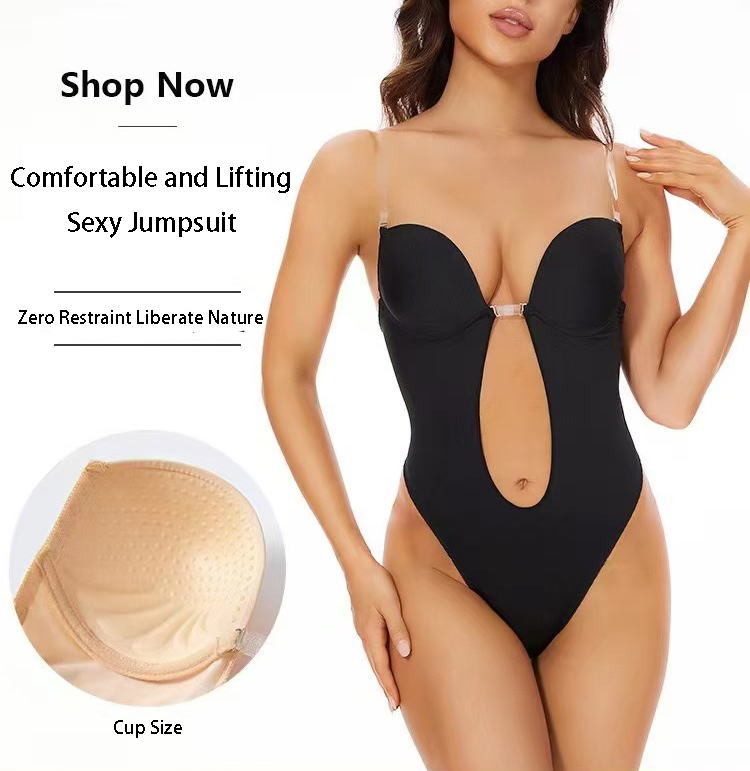 Push Up Bra Padded - Biustonosz modelujący sylwetkę bez pleców z